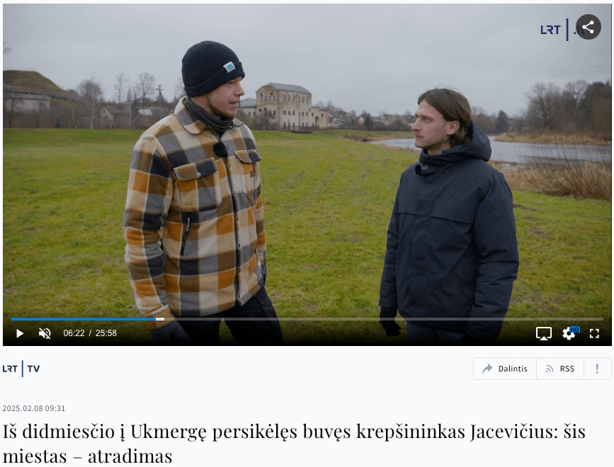 Apie mūsų pradžią – LRT laidoje